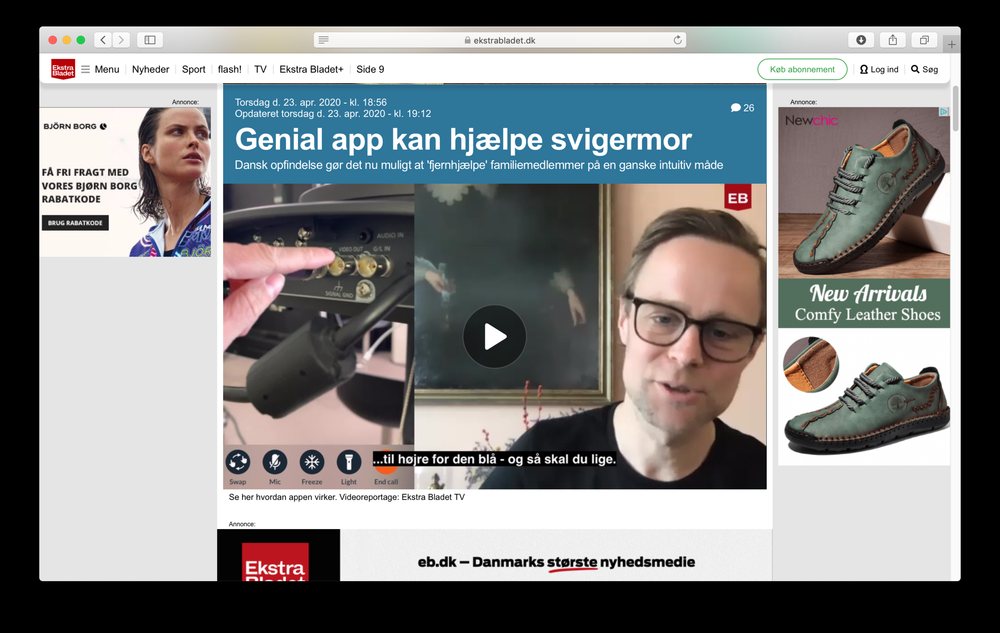 Genial App kan hjælpe svigermor, Ekstra Bladet